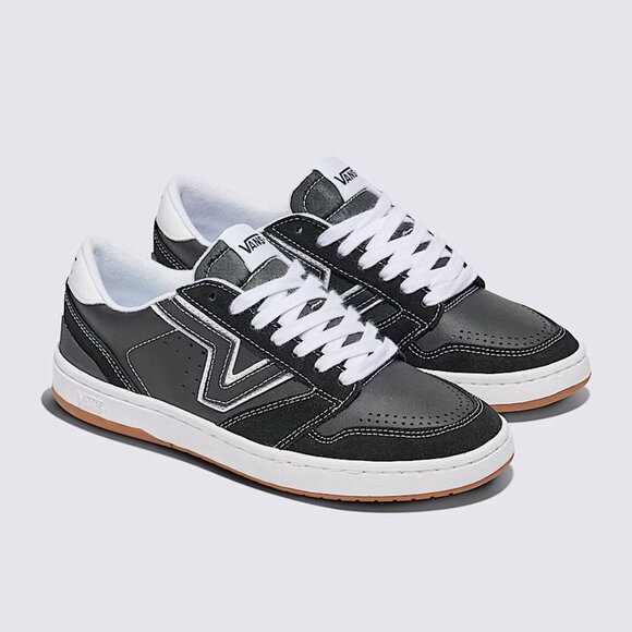 Vans Lowland 2.0 Black/White VN000D6RBZW Skateboard Everyday Sneakers MENS SZ 10 - Picture 9 of 11